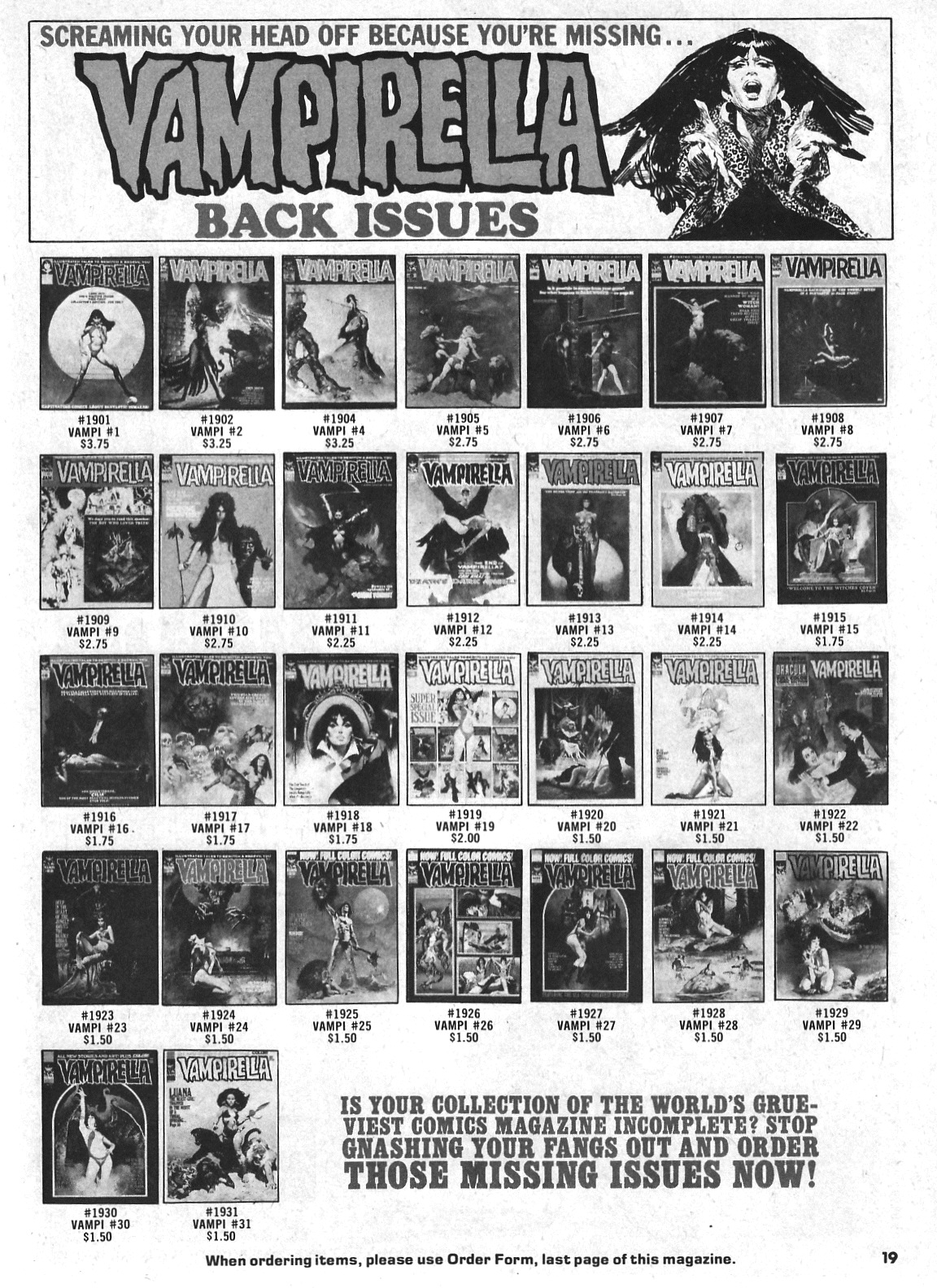 Read online Vampirella (1969) comic -  Issue #32 - 19