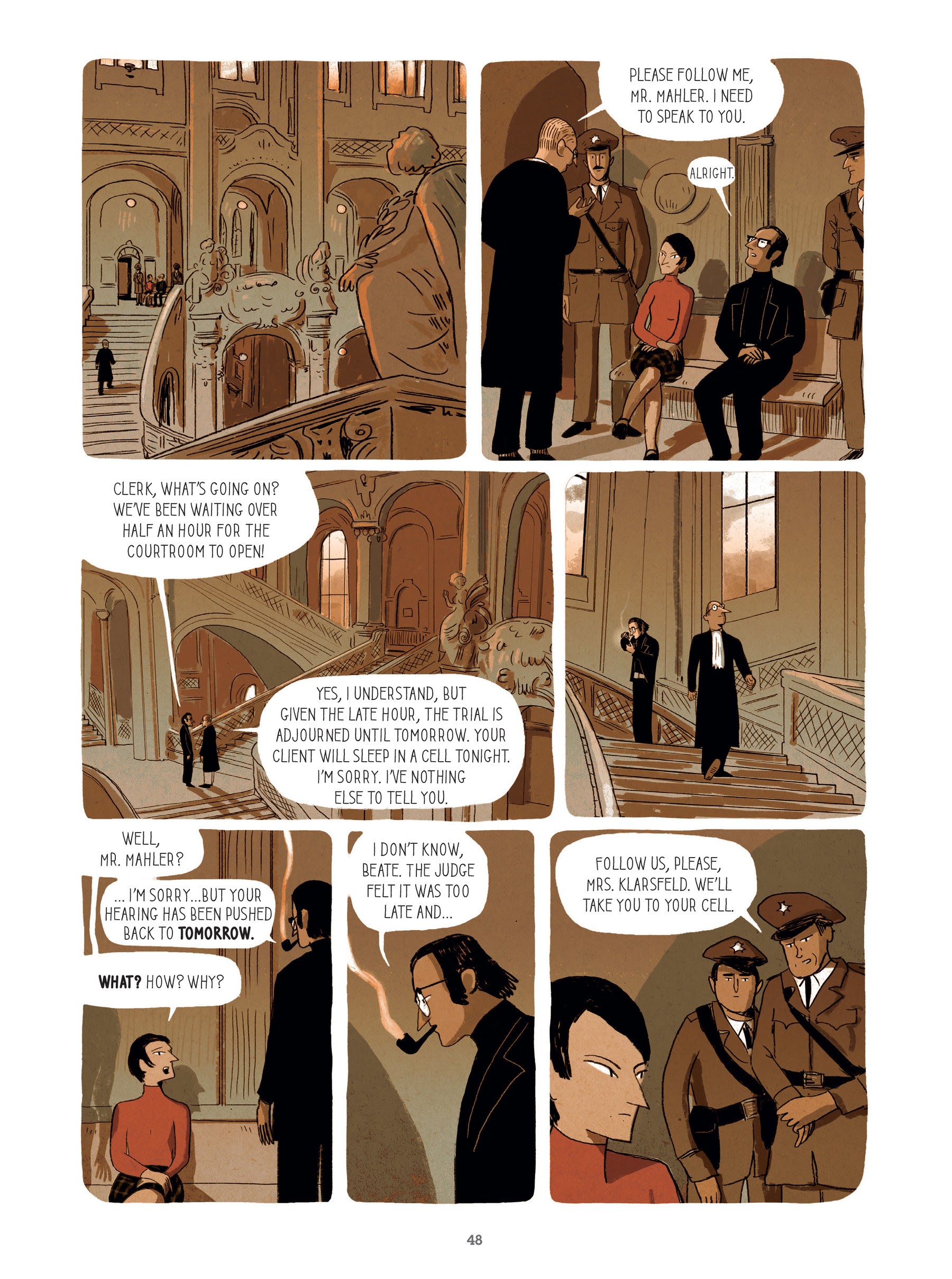 Read online For Justice: The Serge & Beate Klarsfeld Story comic -  Issue # TPB (Part 1) - 48