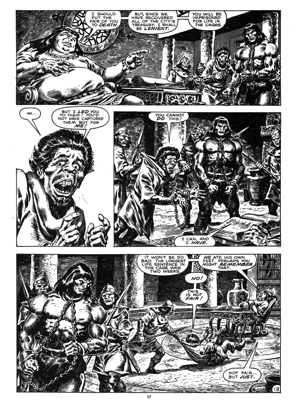 Read online The Savage Sword Of Conan comic -  Issue #164 - 15