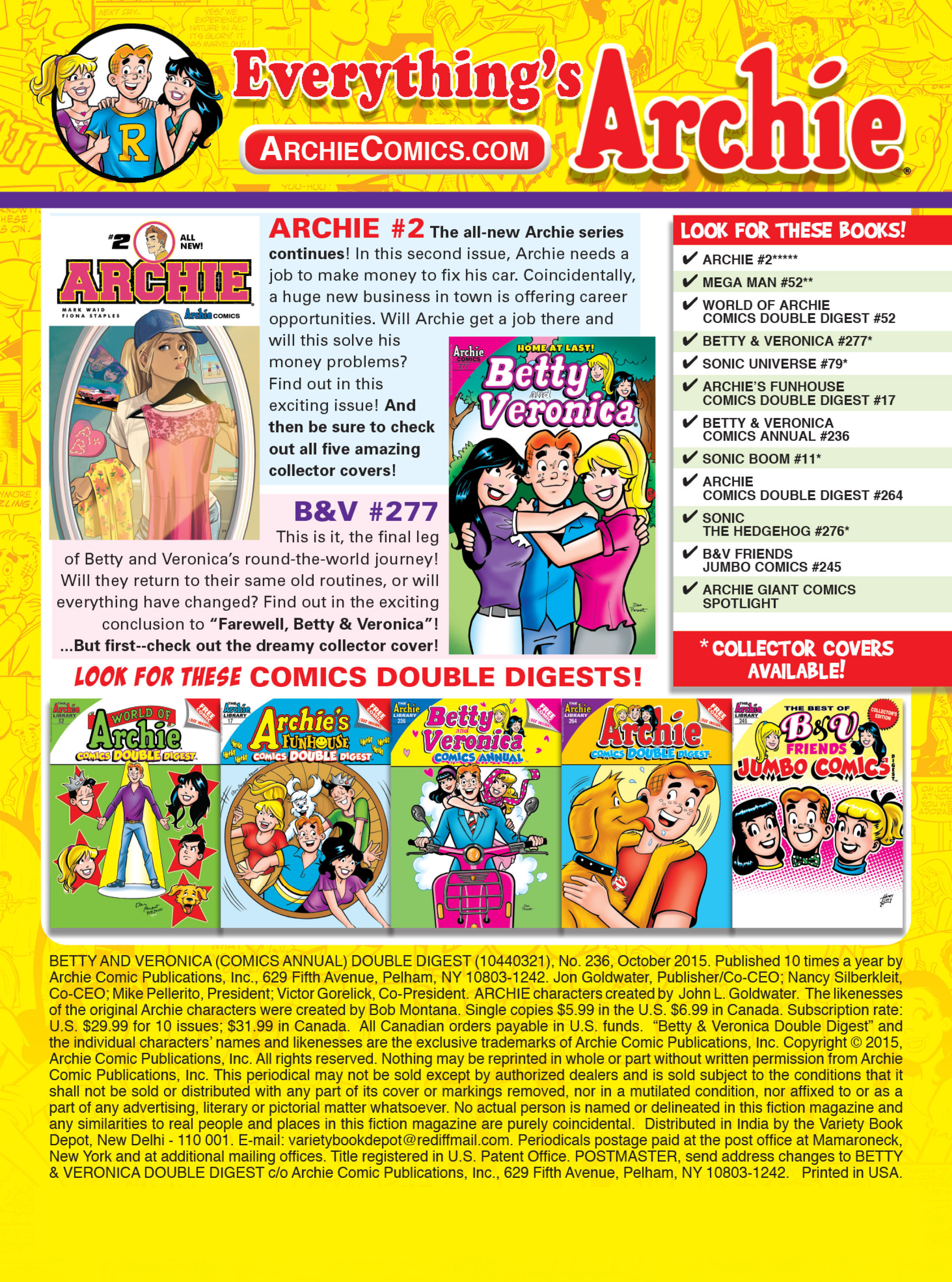 Read online Betty and Veronica Double Digest comic -  Issue #236 - 185