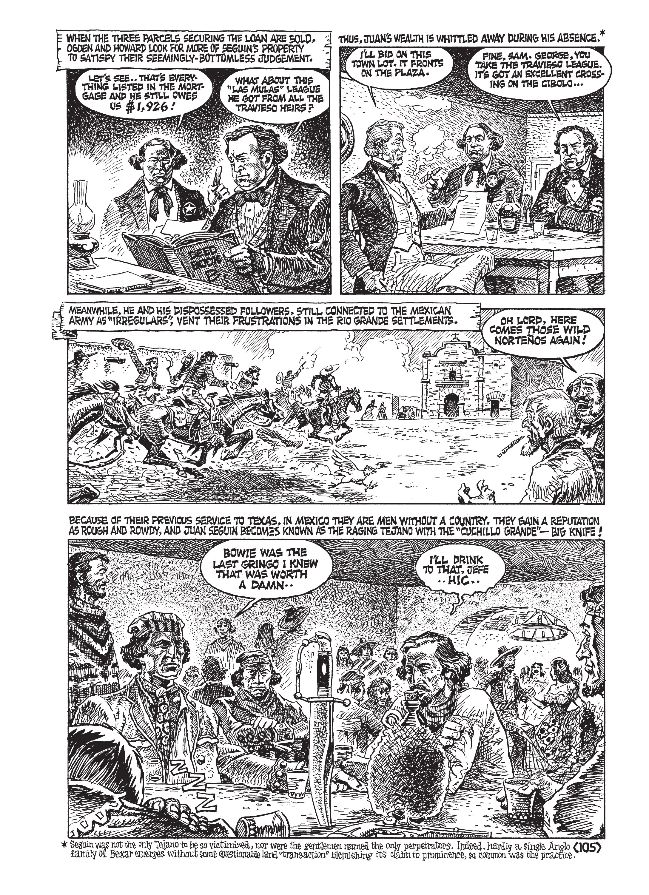 Read online Jack Jackson's American History: Los Tejanos and Lost Cause comic -  Issue # TPB (Part 2) - 9