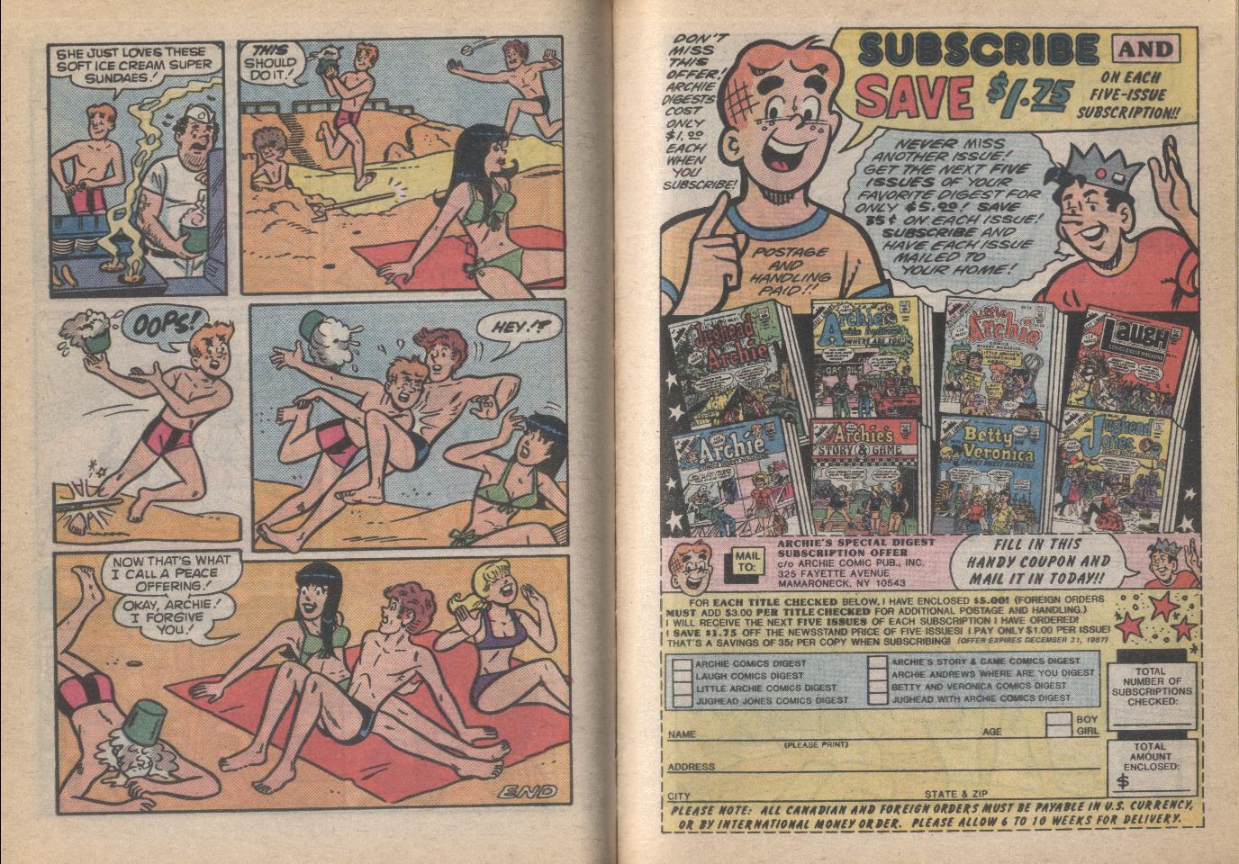 Read online Archie...Archie Andrews, Where Are You? Digest Magazine comic -  Issue #51 - 53