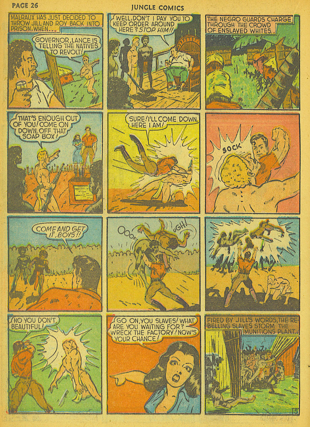Read online Jungle Comics comic -  Issue #6 - 28