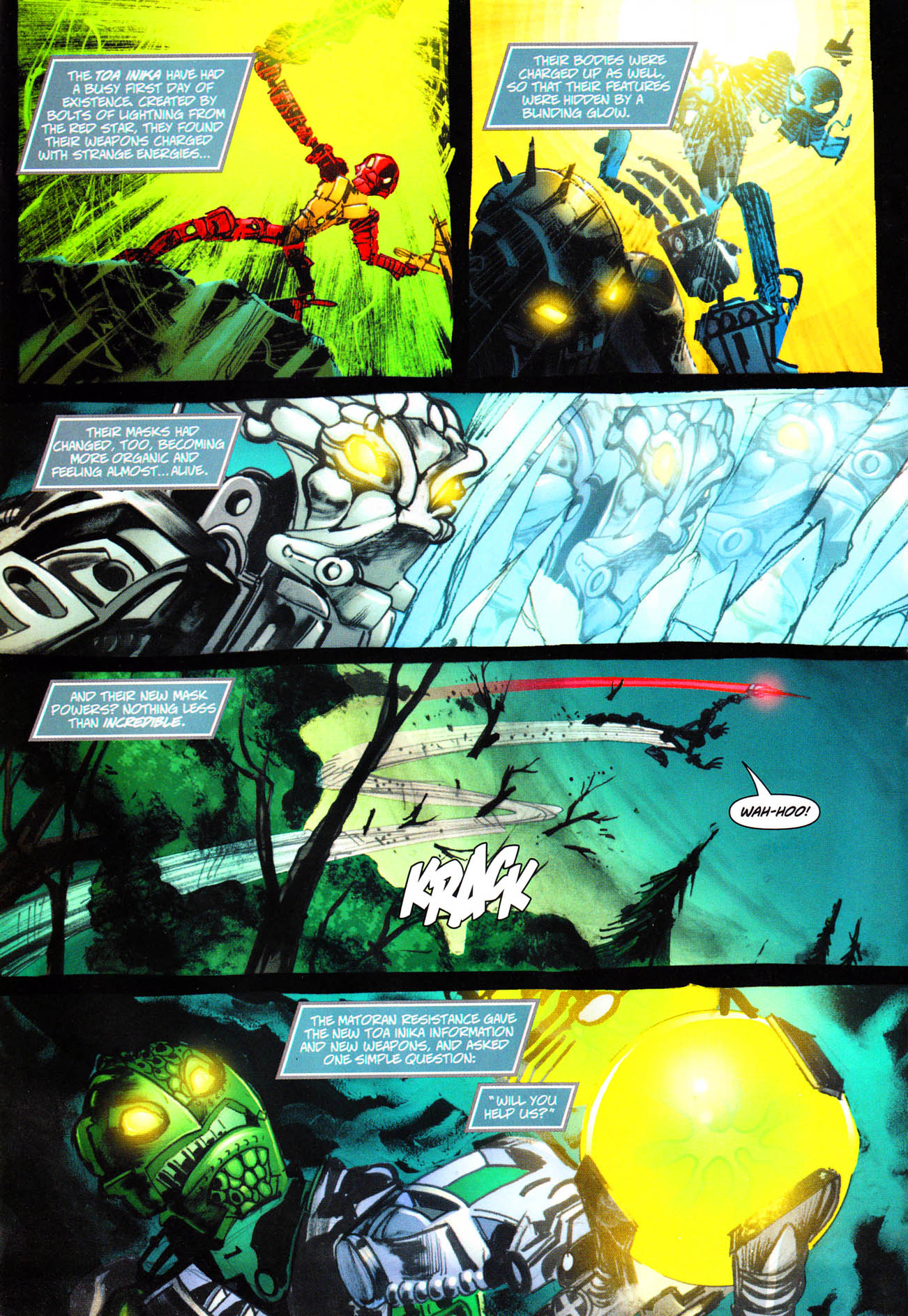 Read online Bionicle: Ignition comic -  Issue #3 - 4