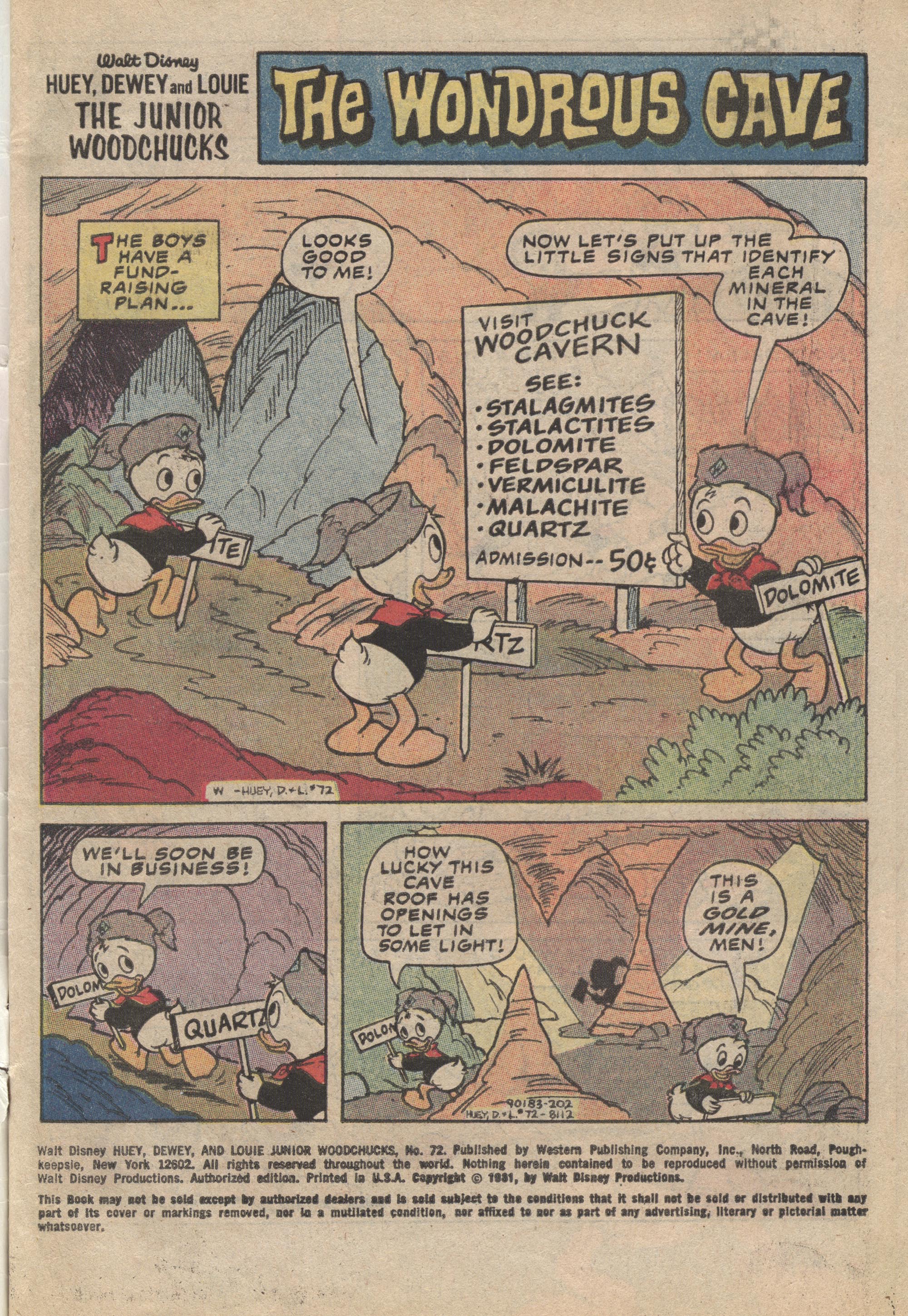Read online Huey, Dewey, and Louie Junior Woodchucks comic -  Issue #72 - 3