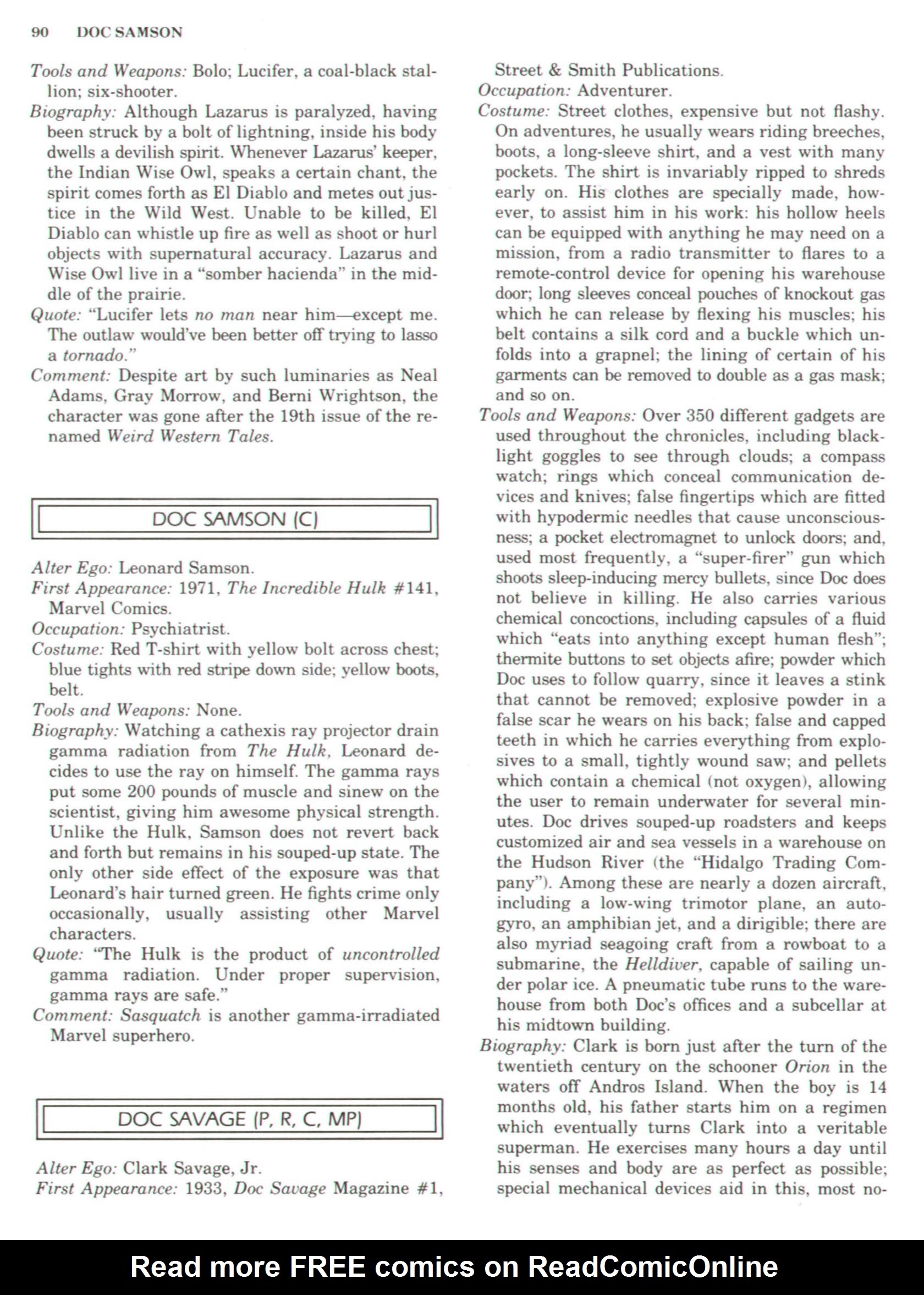 Read online The Encyclopedia of Superheroes comic -  Issue # TPB (Part 2) - 9