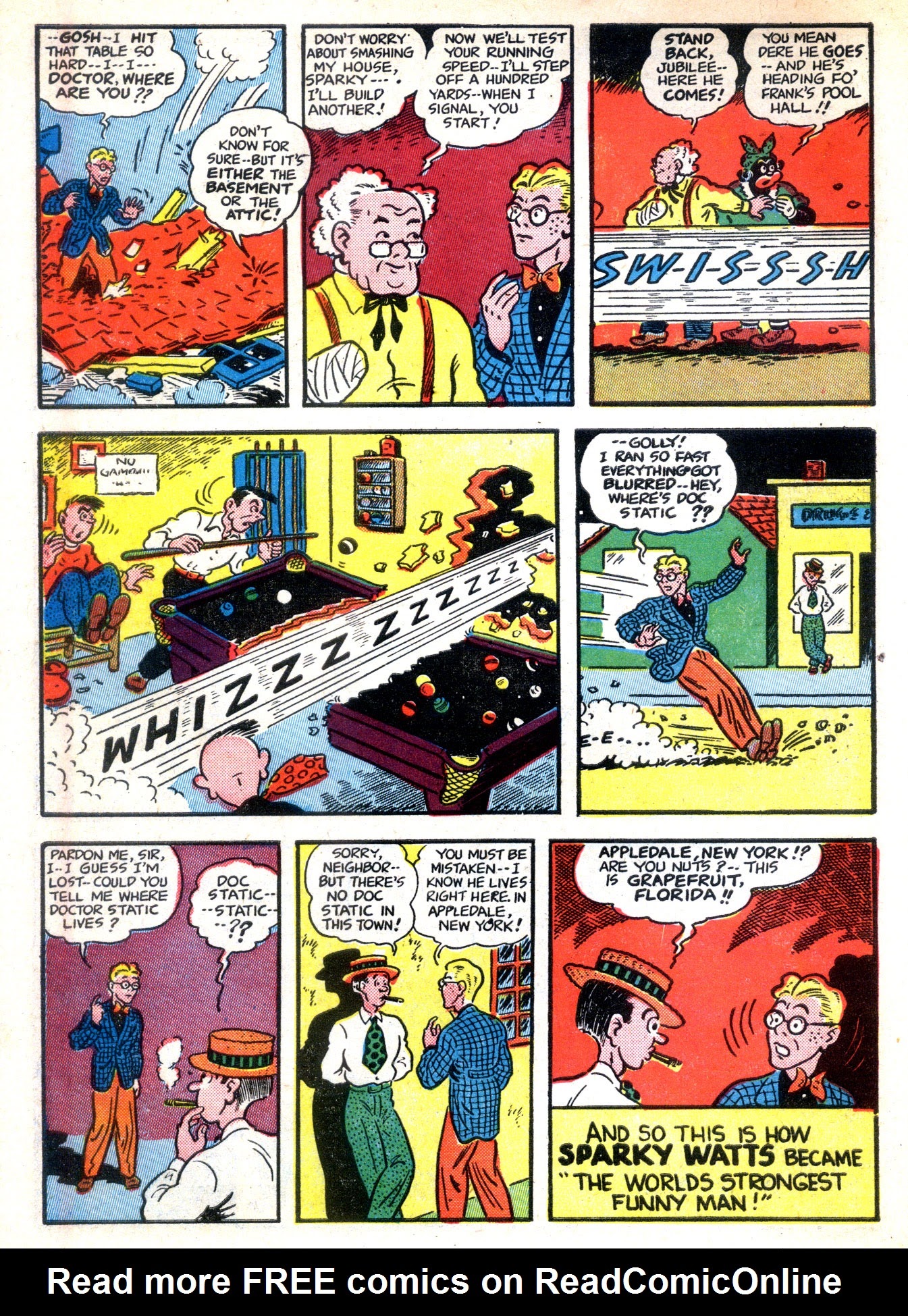 Read online Sparky Watts comic -  Issue #4 - 6