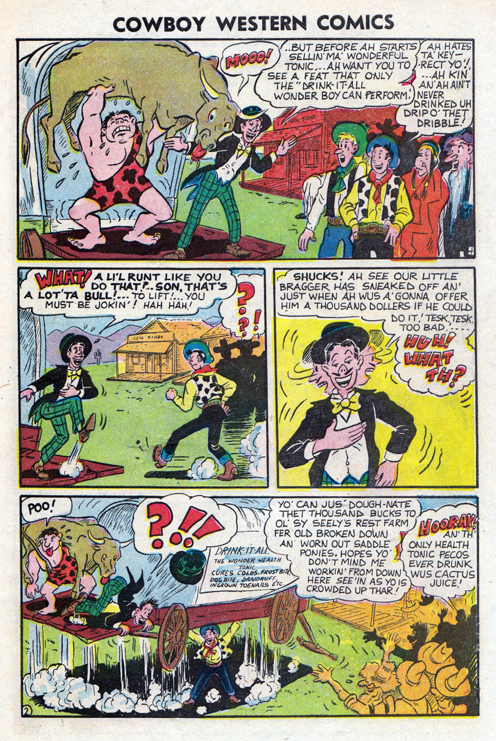 Read online Cowboy Western Comics (1948) comic -  Issue #37 - 31