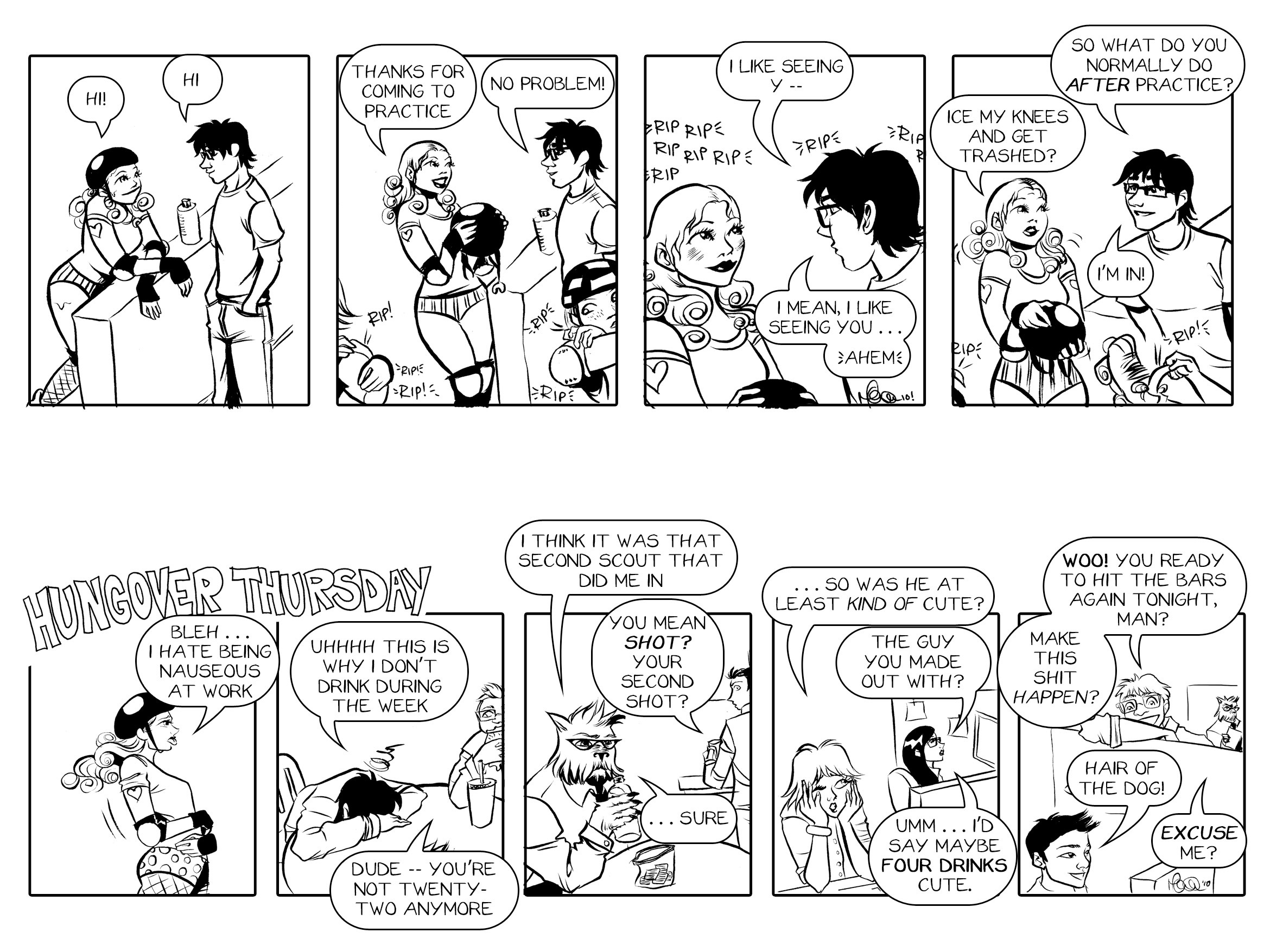 Read online Bonnie N. Collide, Nine to Five comic -  Issue #2 - 5