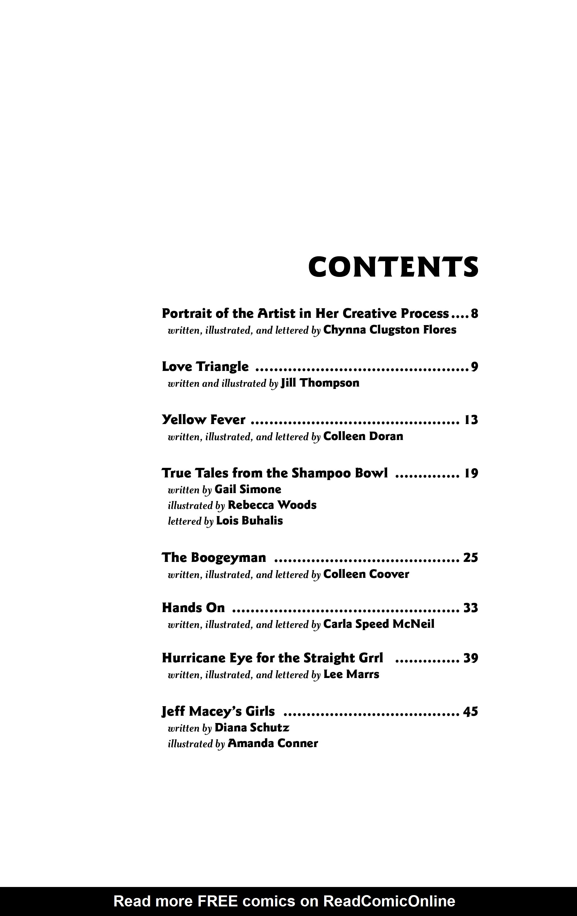 Read online Drawing Lines: An Anthology of Women Cartoonists comic -  Issue # TPB - 5