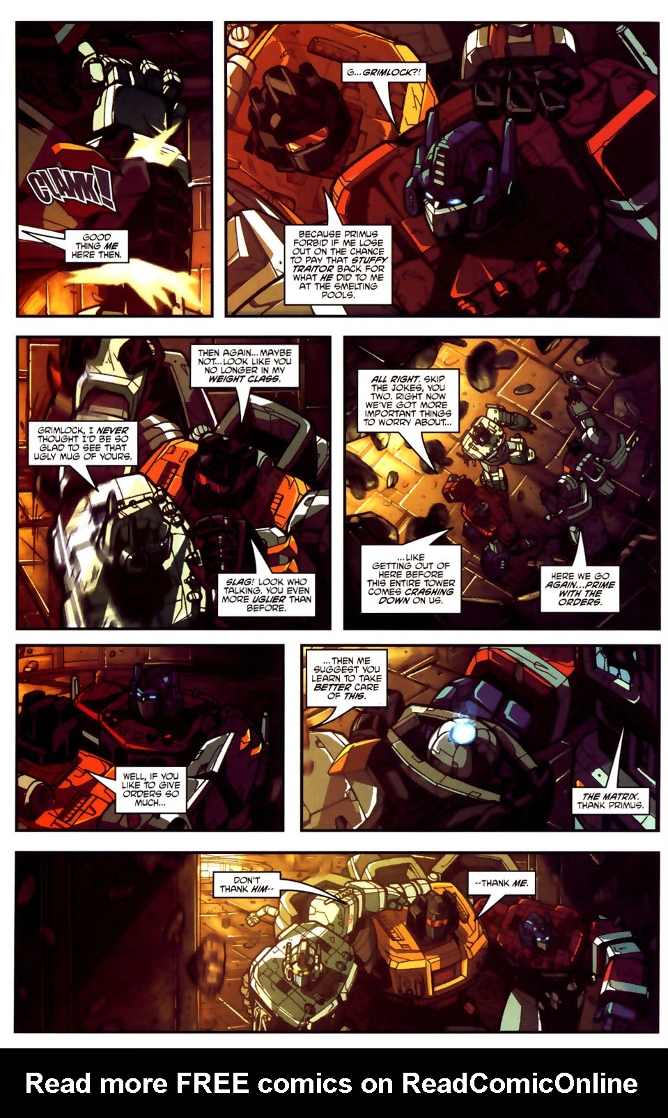 Read online Transformers: Generation 1 (2003) comic -  Issue #6 - 22
