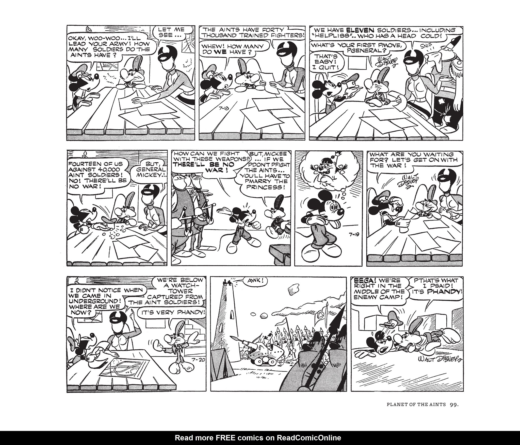 Read online Walt Disney's Mickey Mouse by Floyd Gottfredson comic -  Issue # TPB 10 (Part 1) - 99