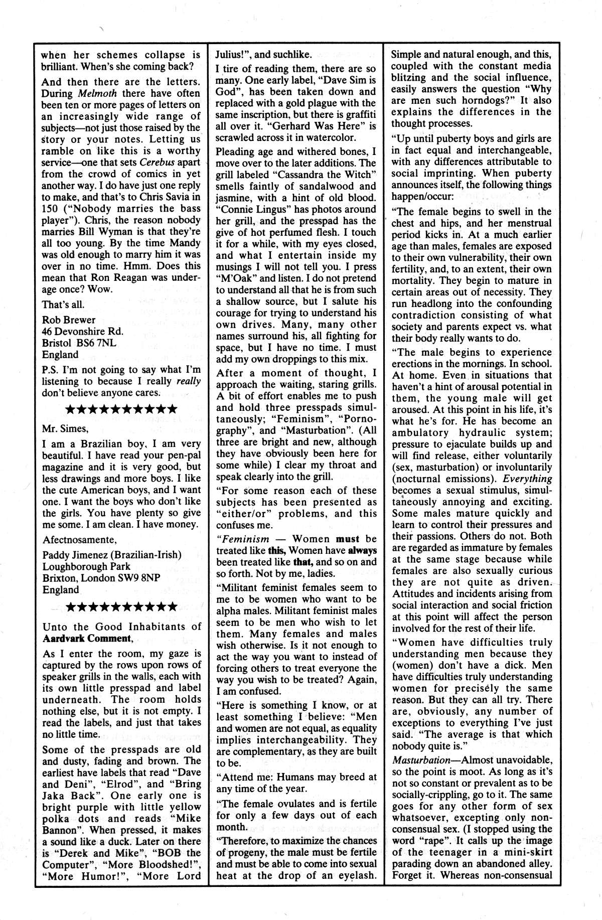 Cerebus Issue #153 #152 - English 30
