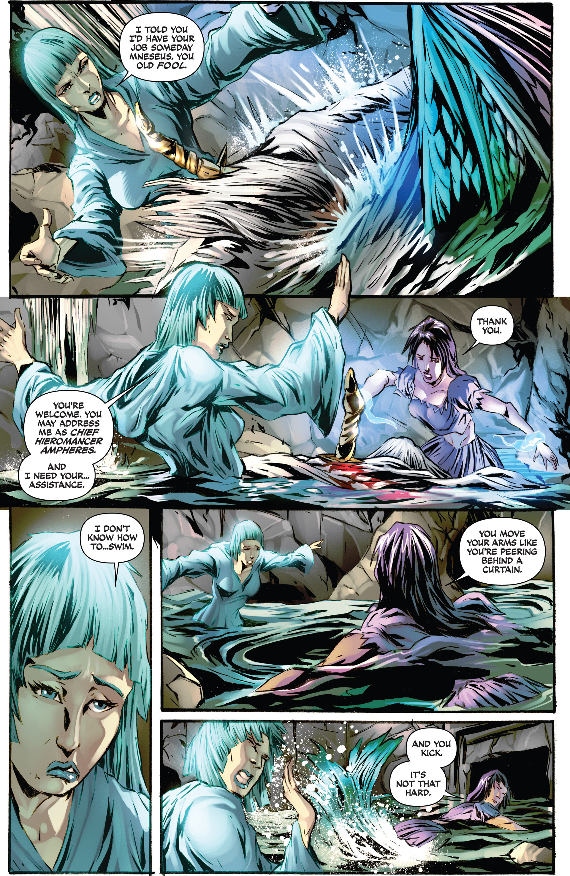 Read online Damsels: Mermaids comic -  Issue #5 - 9