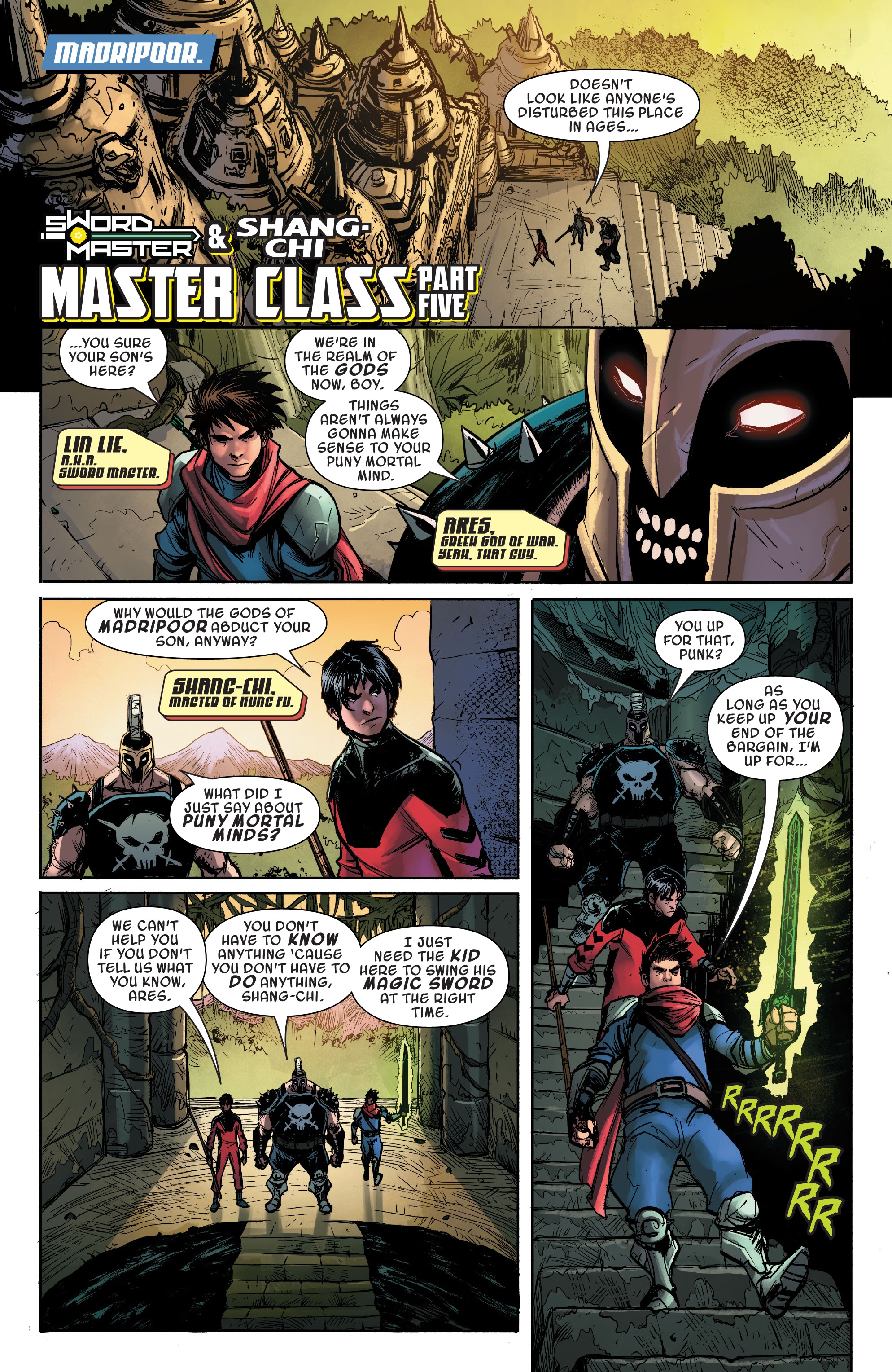 Read online Aero & Sword Master: Origins And Odysseys comic -  Issue # TPB - 107