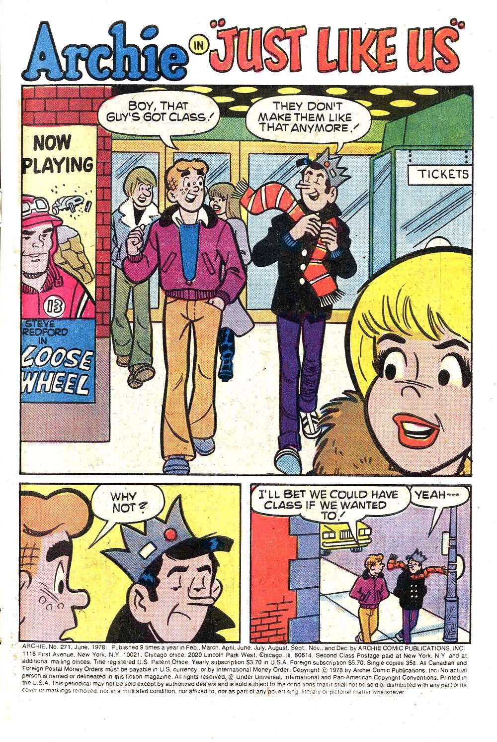 Read online Archie (1960) comic -  Issue #271 - 3