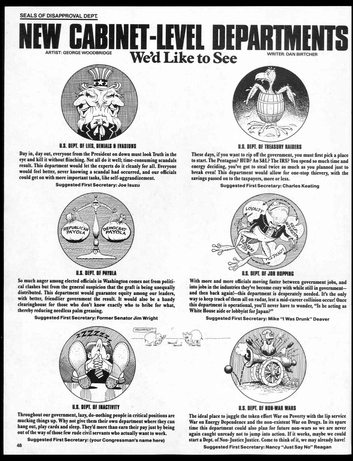 Read online MAD comic -  Issue #309 - 50