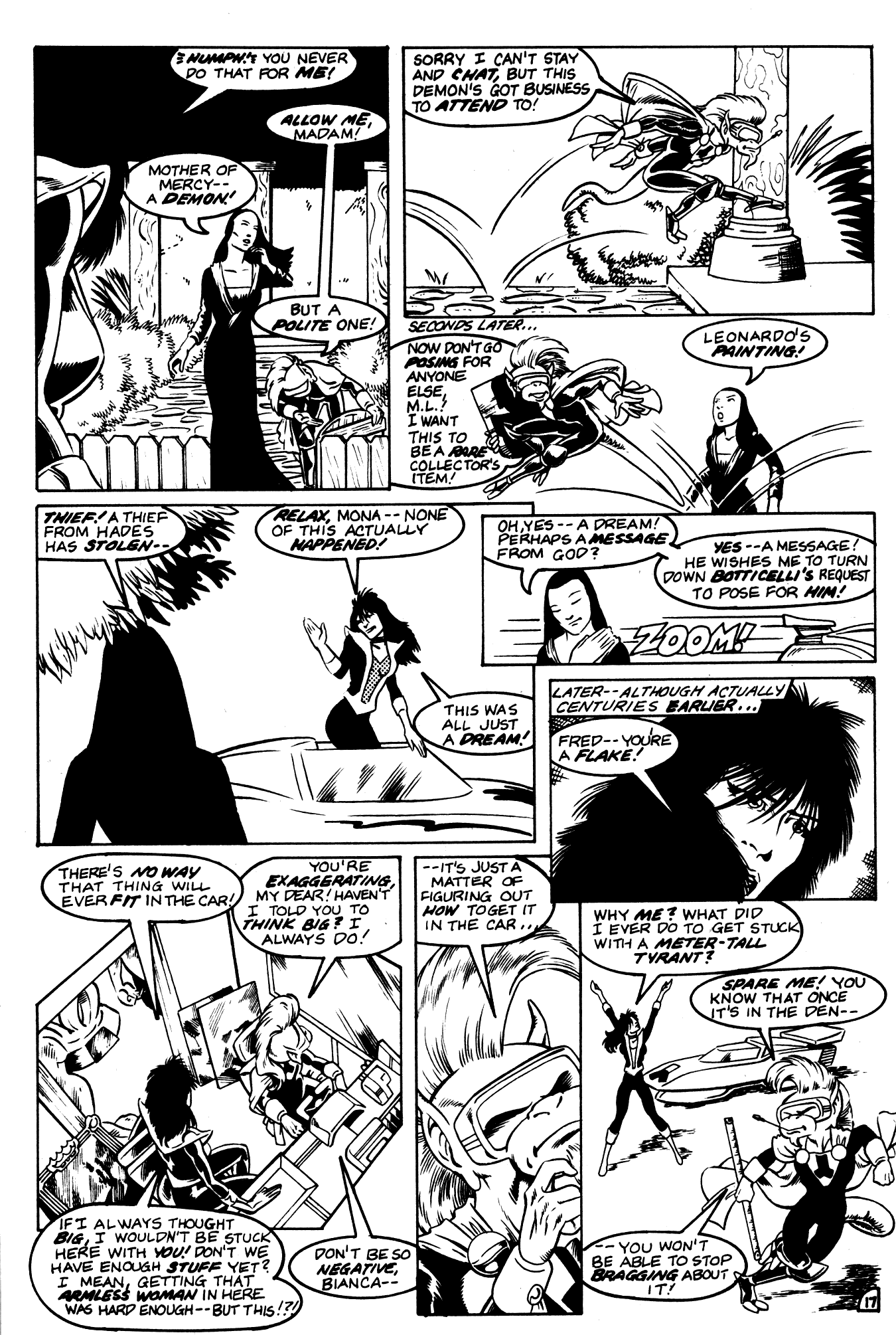 Read online Aristocratic Xtraterrestrial Time-Traveling Thieves comic -  Issue #1 - 19