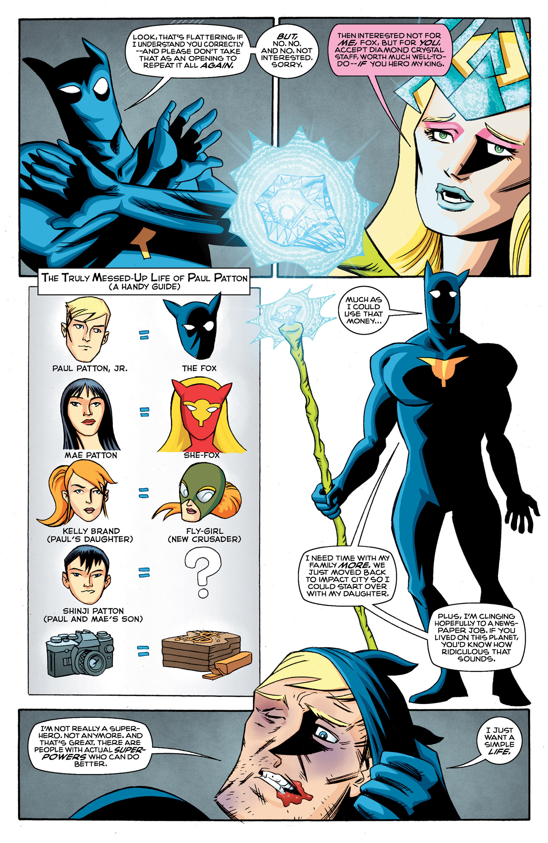 Read online The Fox comic -  Issue #2 - 17