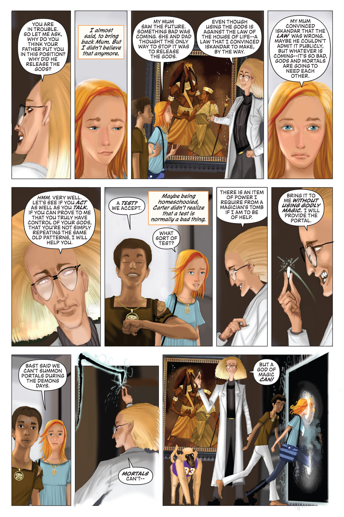 Read online The Kane Chronicles comic -  Issue # TPB 1 - 107