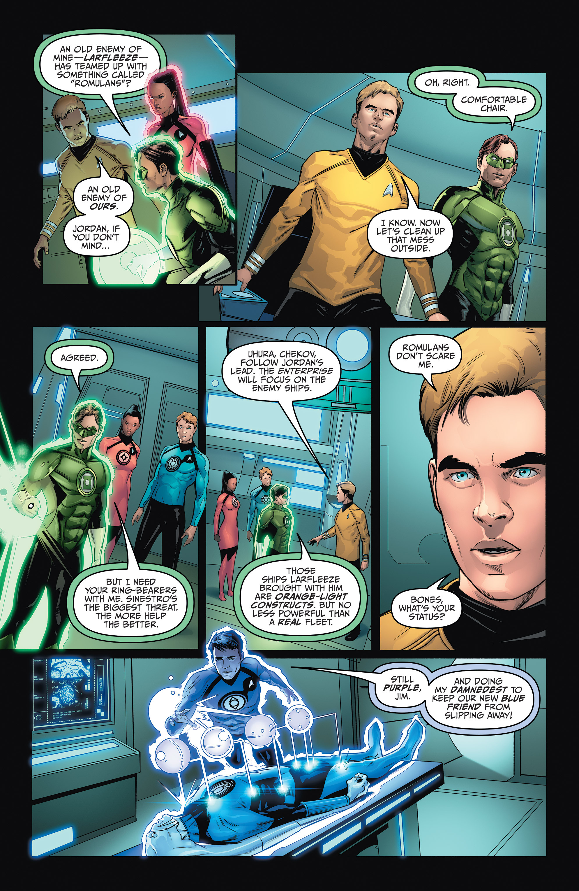 Read online Star Trek/Green Lantern (2015) comic -  Issue #5 - 6