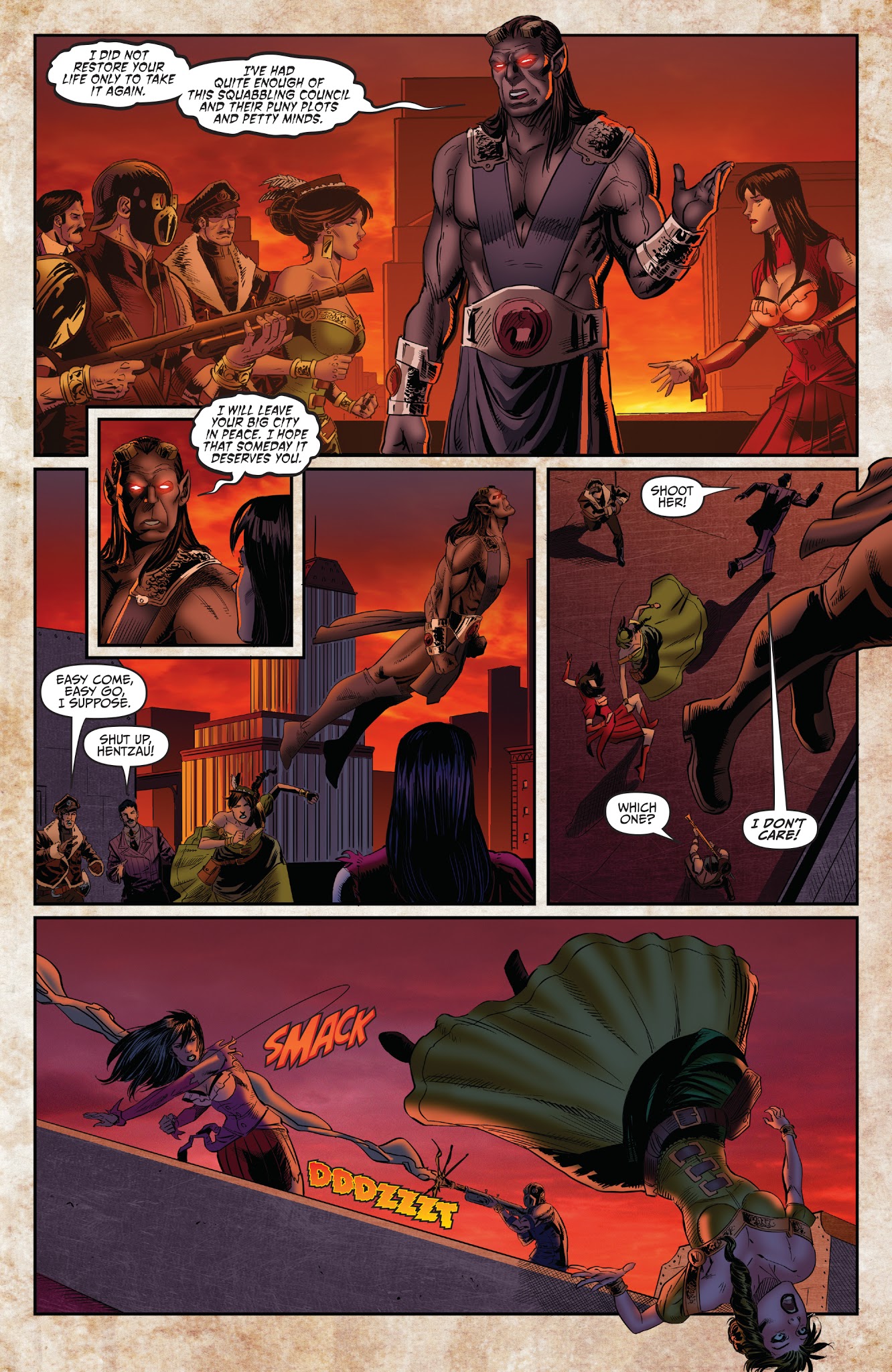 Read online Legenderry: Vampirella comic -  Issue # _TPB - 115