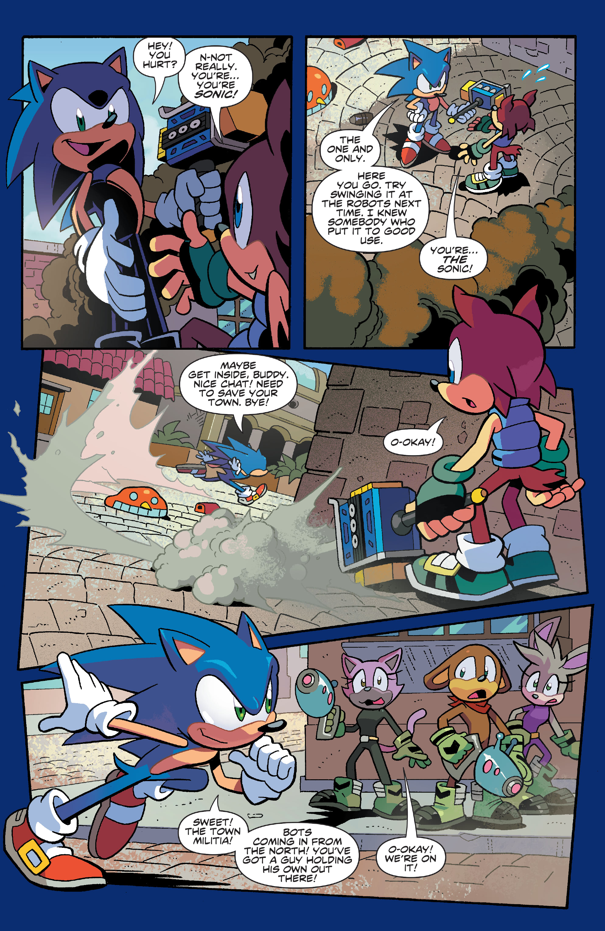 Read online Sonic the Hedgehog (2018) comic -  Issue # _5th Anniversary Edition - 7