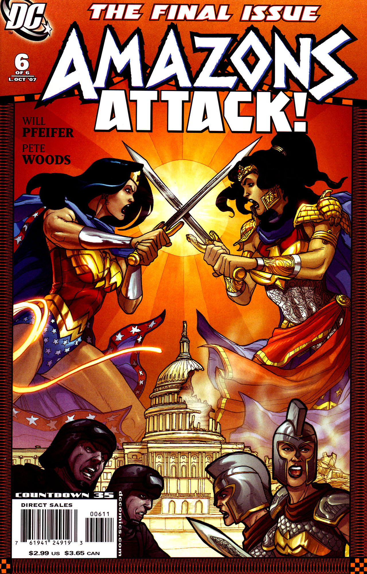 Read online Amazons Attack comic -  Issue #6 - 1