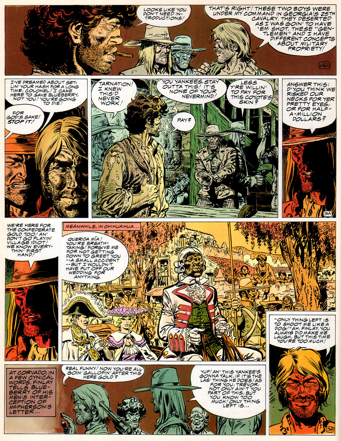 Read online Epic Graphic Novel: Blueberry comic -  Issue #1 - 86