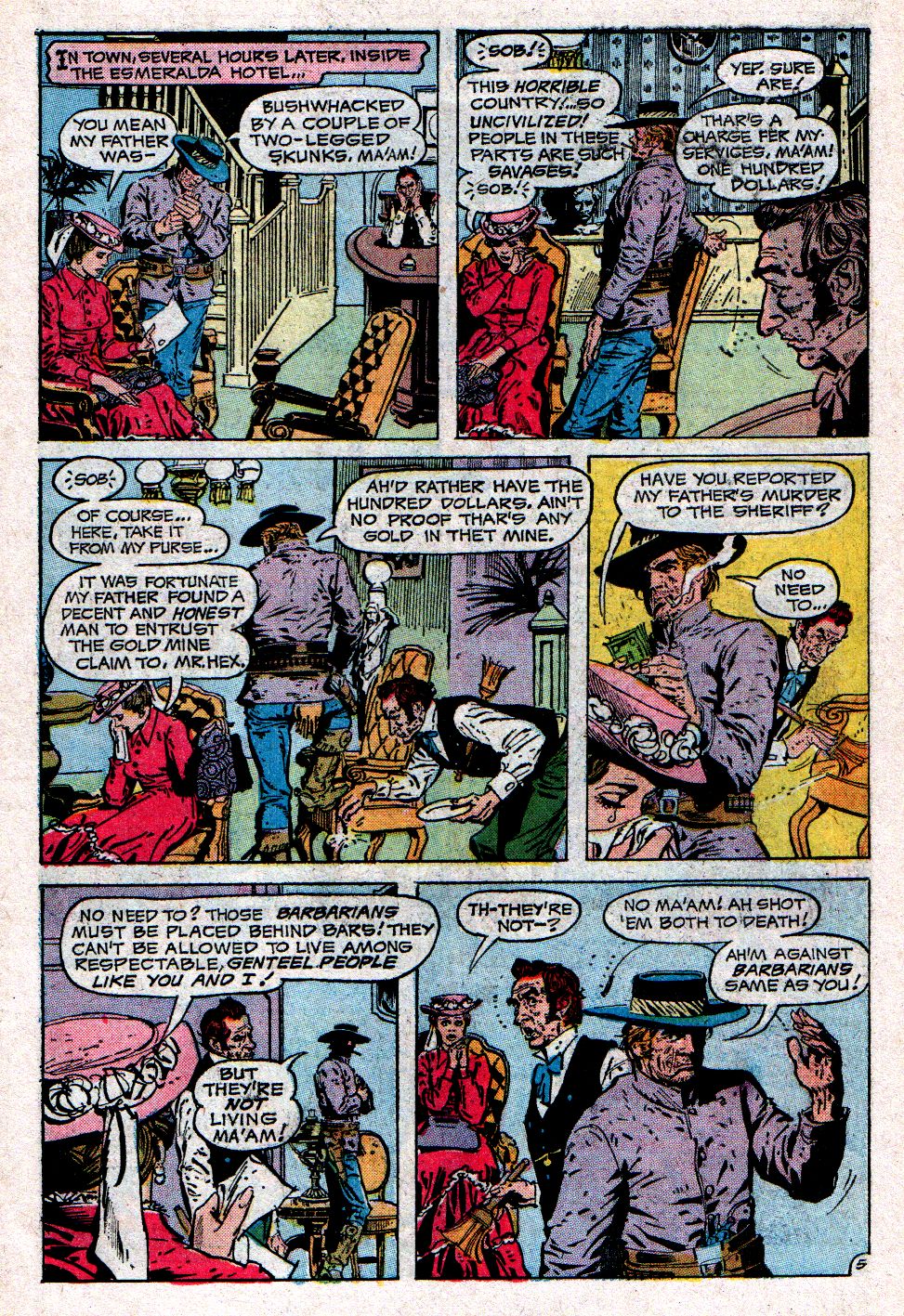 Read online Weird Western Tales (1972) comic -  Issue #18 - 7