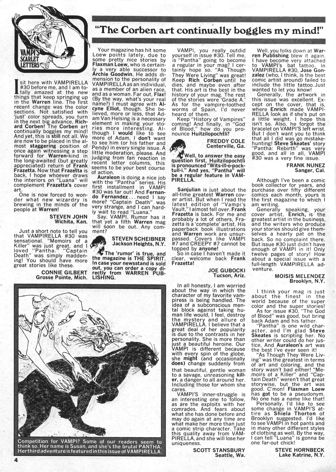 Read online Vampirella (1969) comic -  Issue #32 - 4