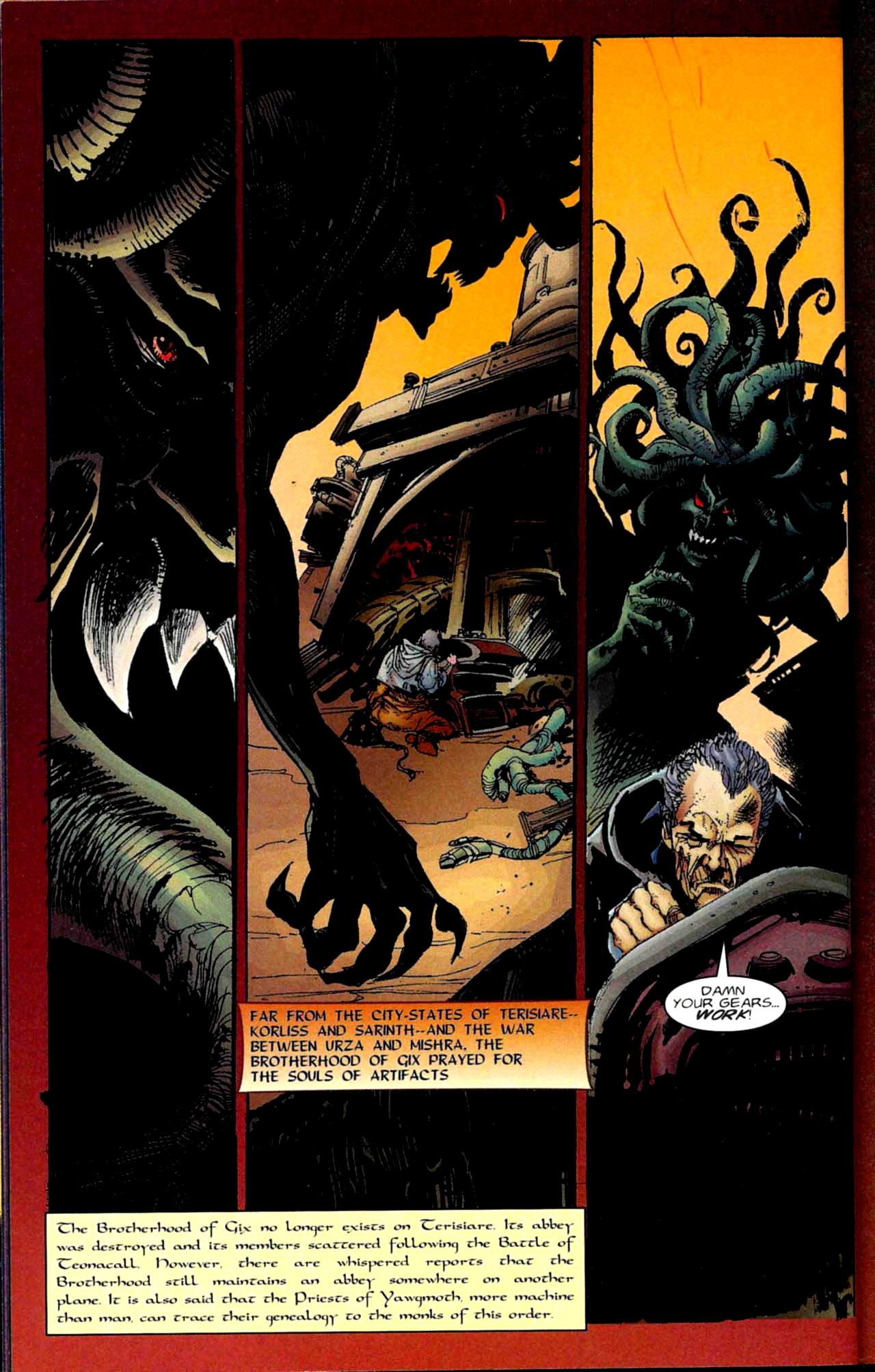 Read online Urza-Mishra War on the World of Magic: The Gathering comic -  Issue #1 - 34