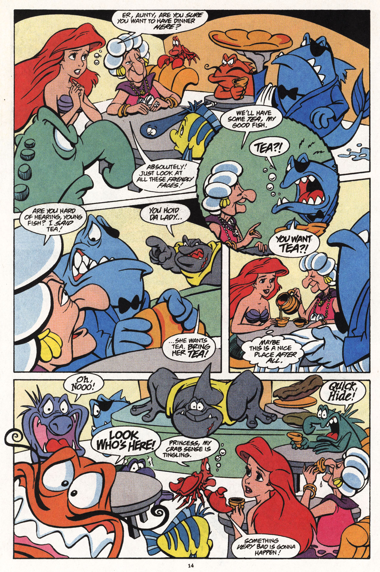 Read online Disney's The Little Mermaid comic -  Issue #5 - 16