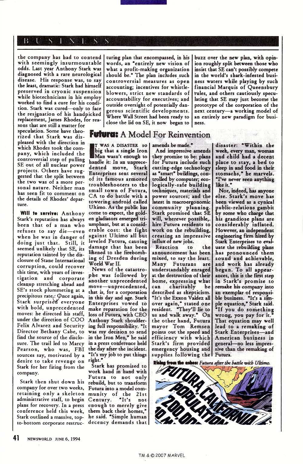 Read online Iron Man Annual comic -  Issue #15 - 61