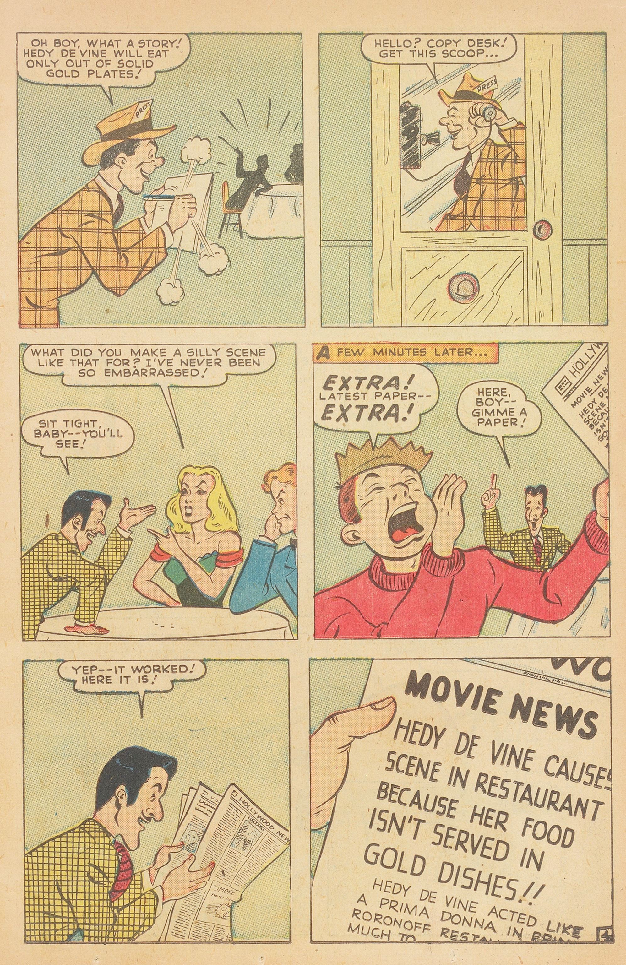 Read online Hedy Of Hollywood Comics comic -  Issue #36 - 15