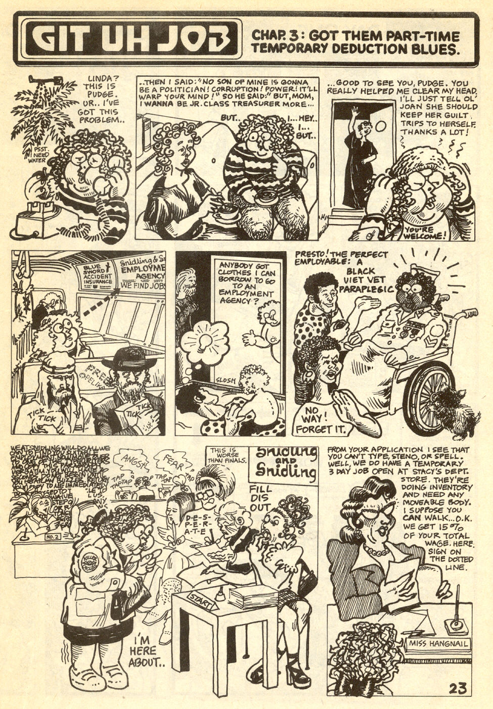 Read online The Further Fattening Adventures of Pudge, Girl Blimp comic -  Issue #2 - 24