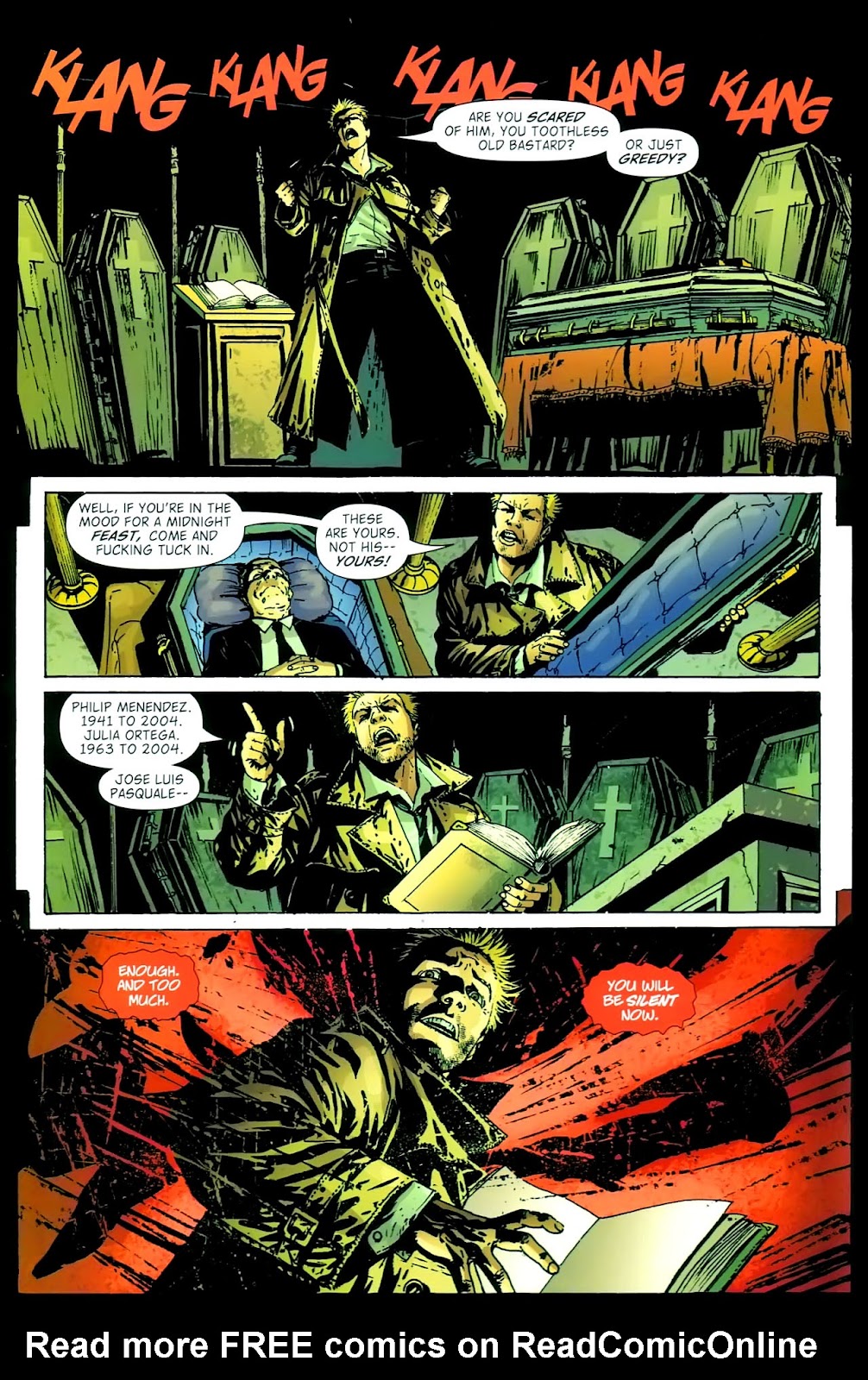 John Constantine Hellblazer All His Engines Read John Constantine