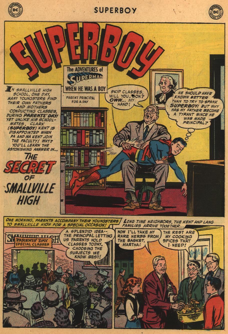 Read online Superboy (1949) comic -  Issue #55 - 20