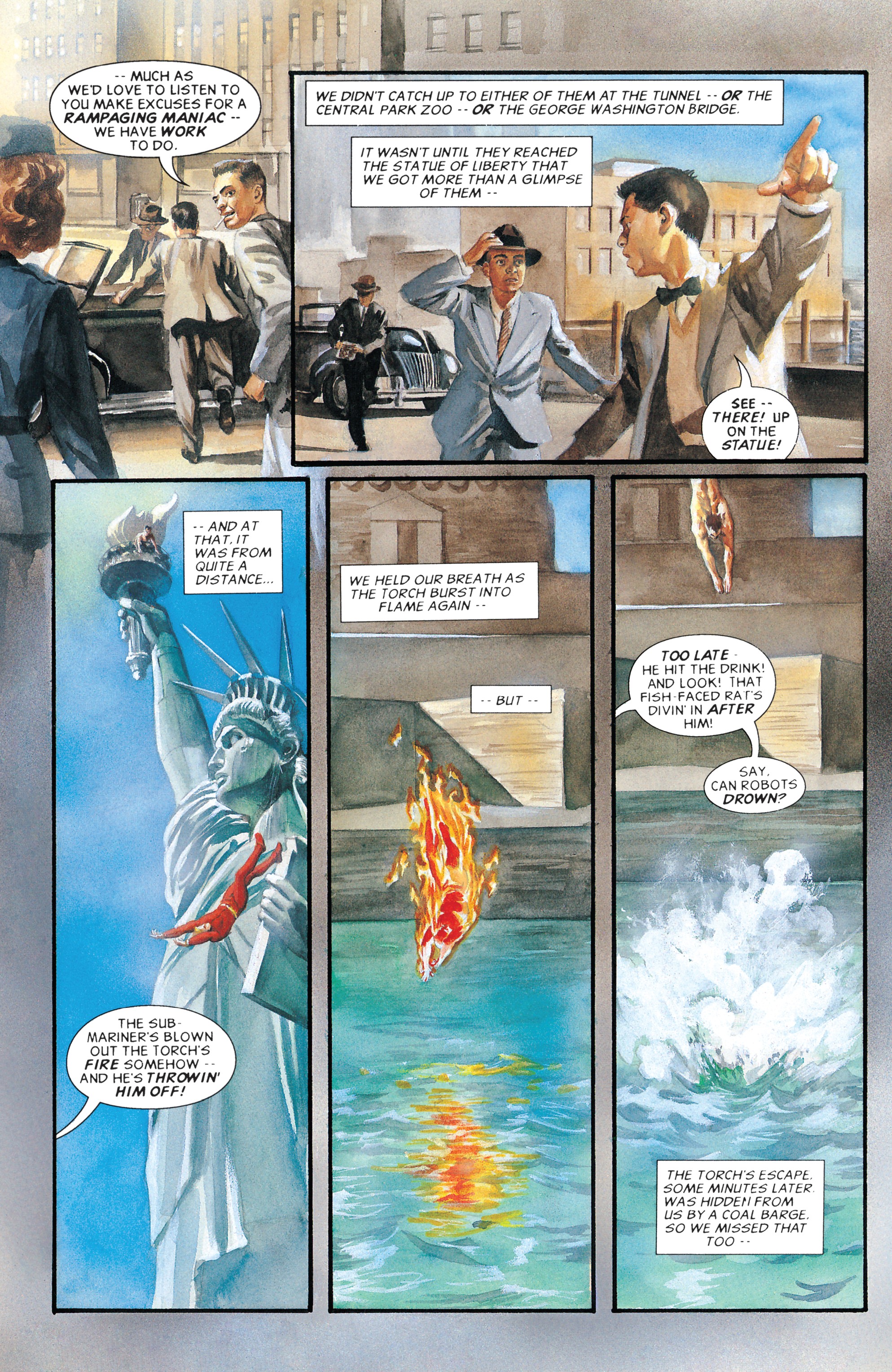 Read online Marvels Annotated comic -  Issue #1 - 32