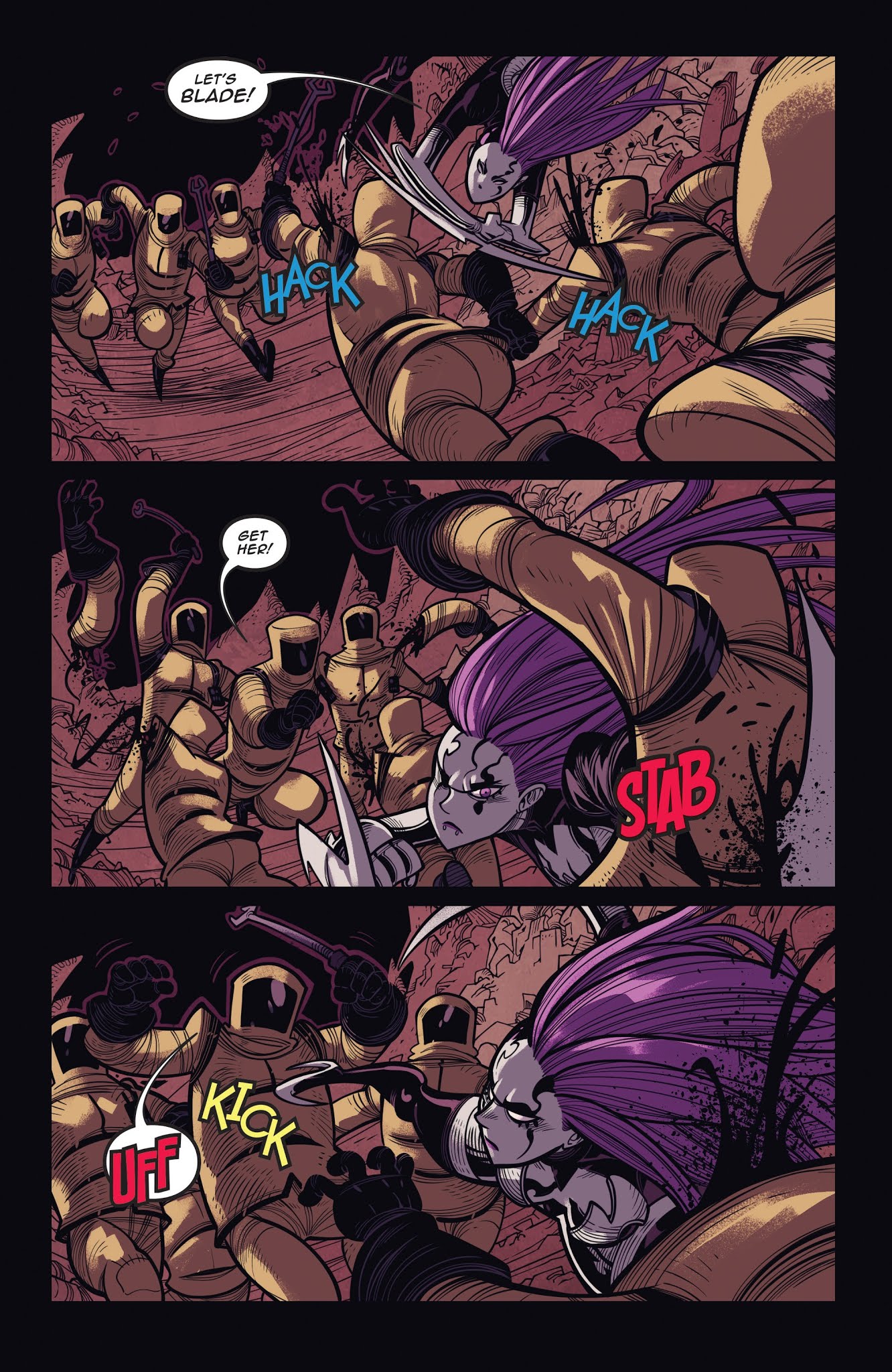 Read online Vampblade Season 3 comic -  Issue #6 - 17