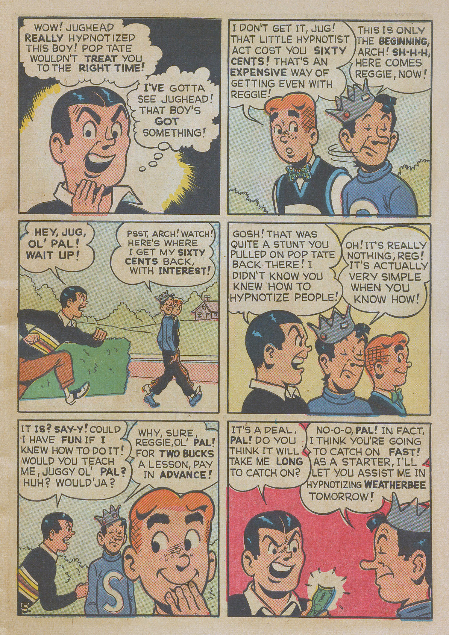 Read online Archie's Rival Reggie comic -  Issue #3 - 7