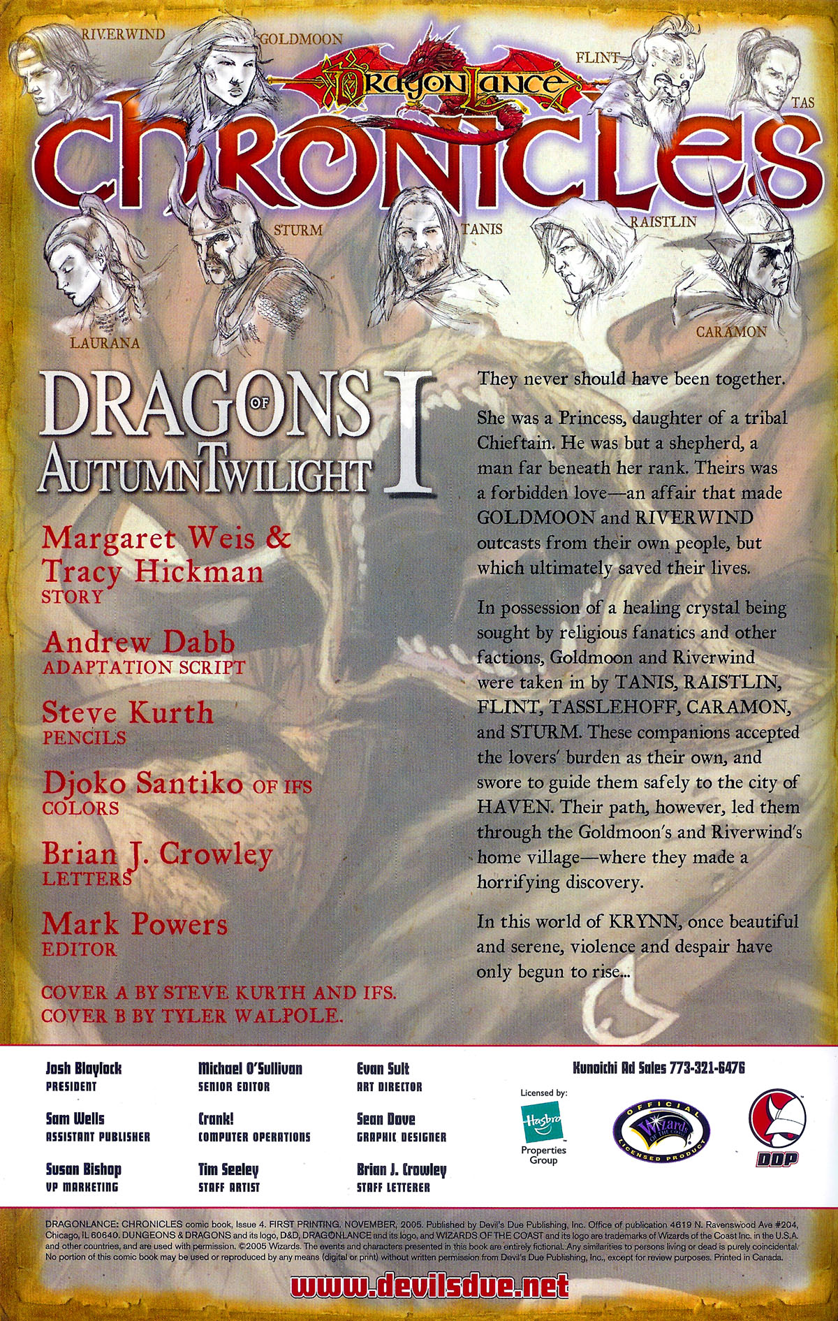 Read online Dragonlance Chronicles (2005) comic -  Issue #4 - 2