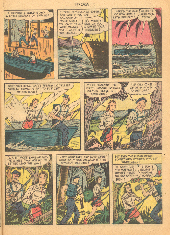 Read online Nyoka the Jungle Girl (1945) comic -  Issue #36 - 9