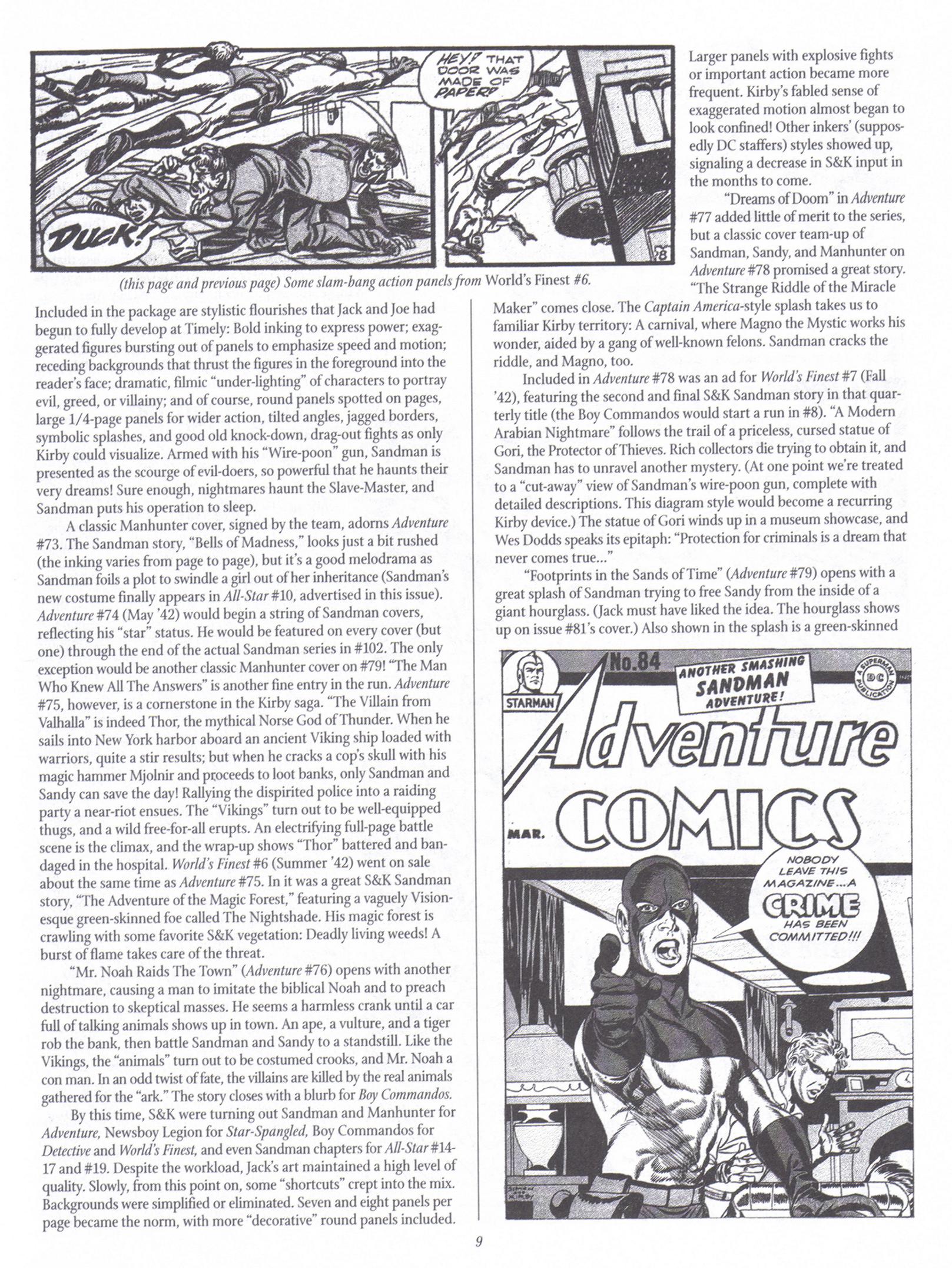 Read online The Jack Kirby Collector comic -  Issue #17 - 9