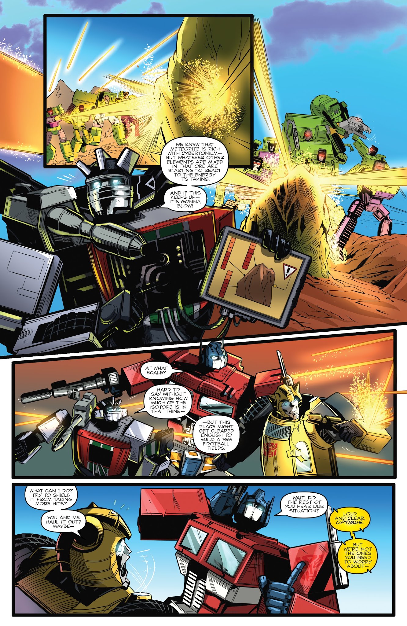 Read online Transformers: Bumblebee-Go For the Gold comic -  Issue # Full - 10