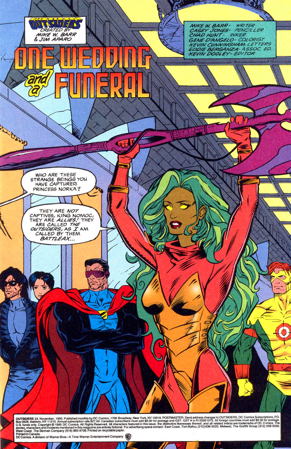 Read online Outsiders (1993) comic -  Issue #24 - 2