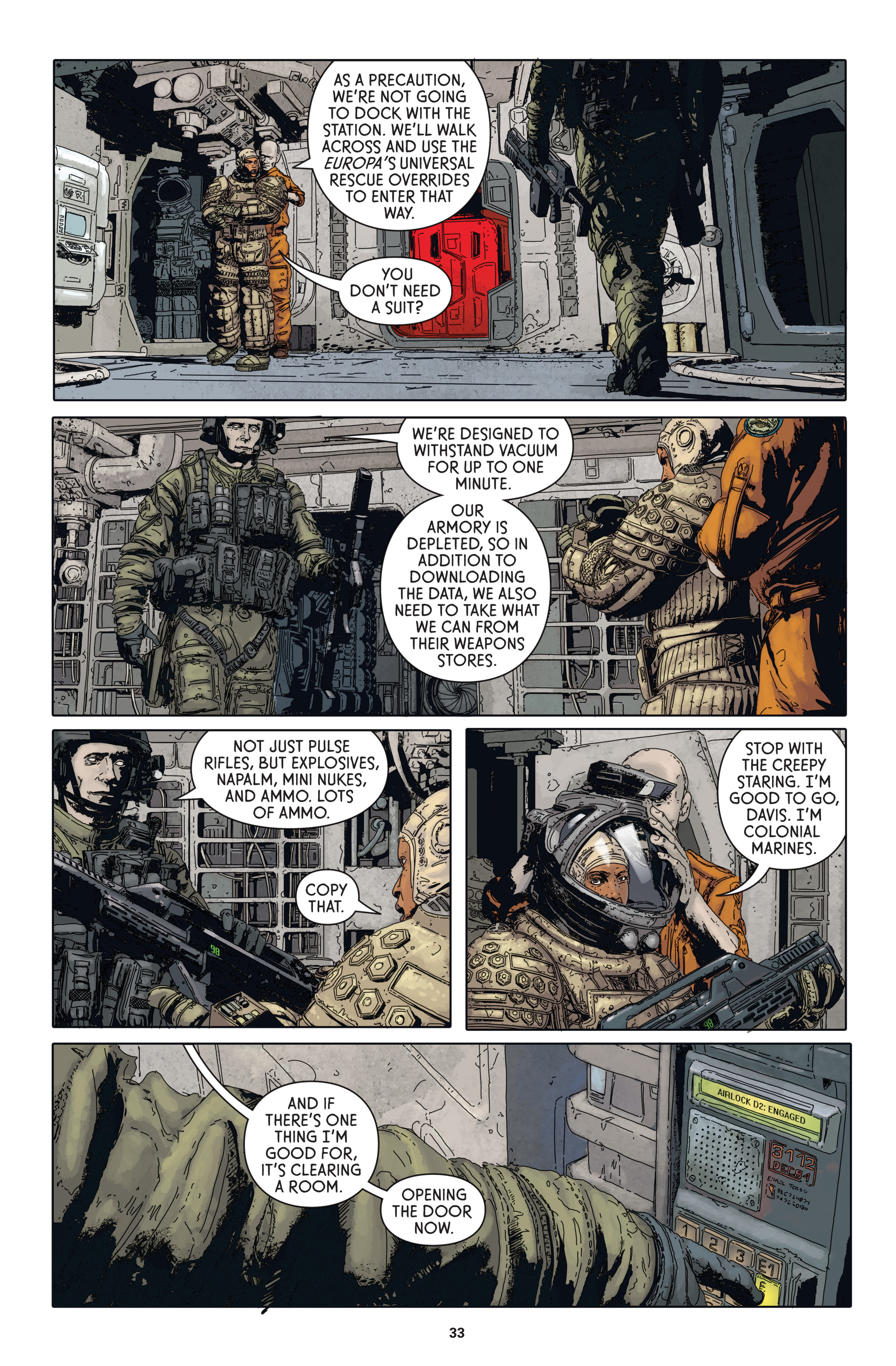 Read online Aliens: Defiance Library Edition comic -  Issue # TPB (Part 1) - 34