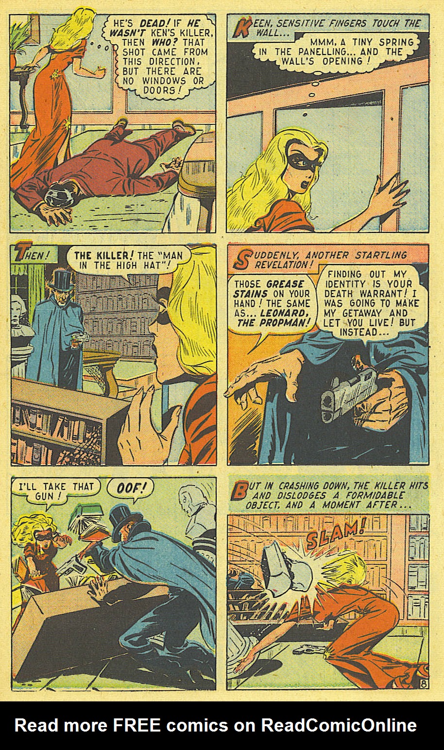 Read online Blonde Phantom Comics comic -  Issue #13 - 19