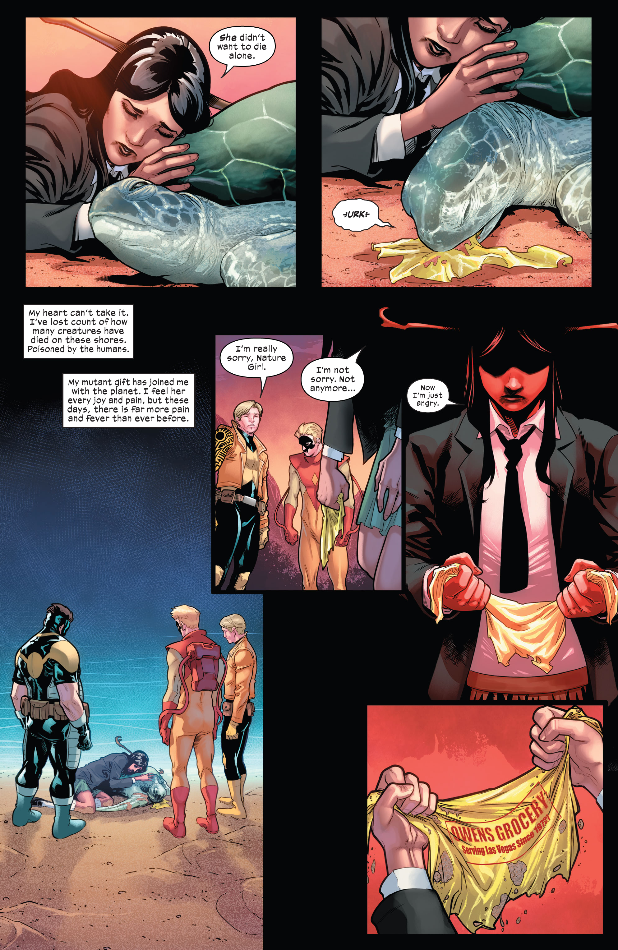 Read online X-Men Unlimited: X-Men Green comic -  Issue #1 - 4