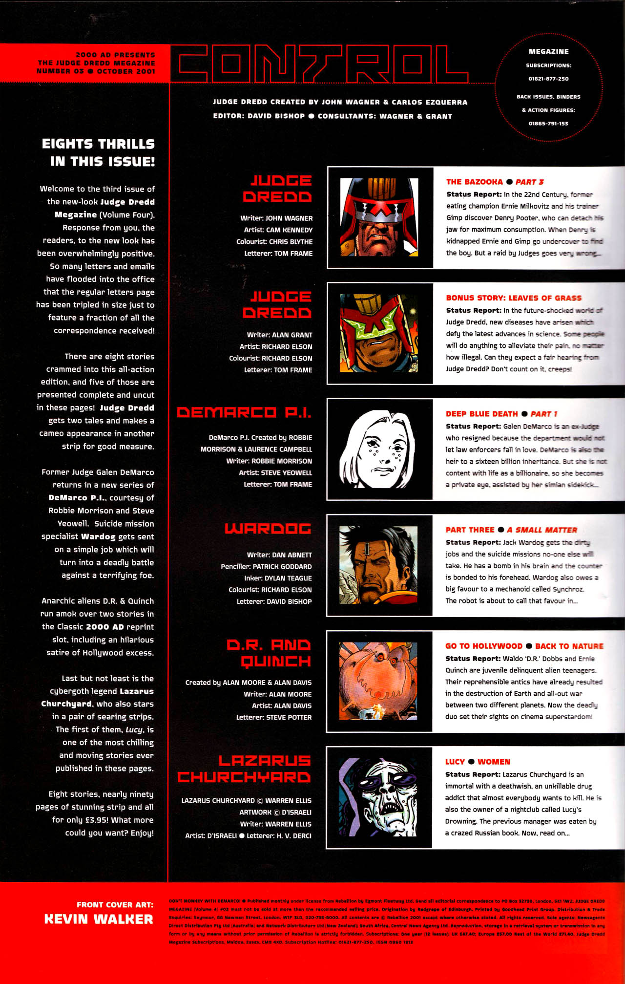 Read online Judge Dredd Megazine (vol. 4) comic -  Issue #3 - 2